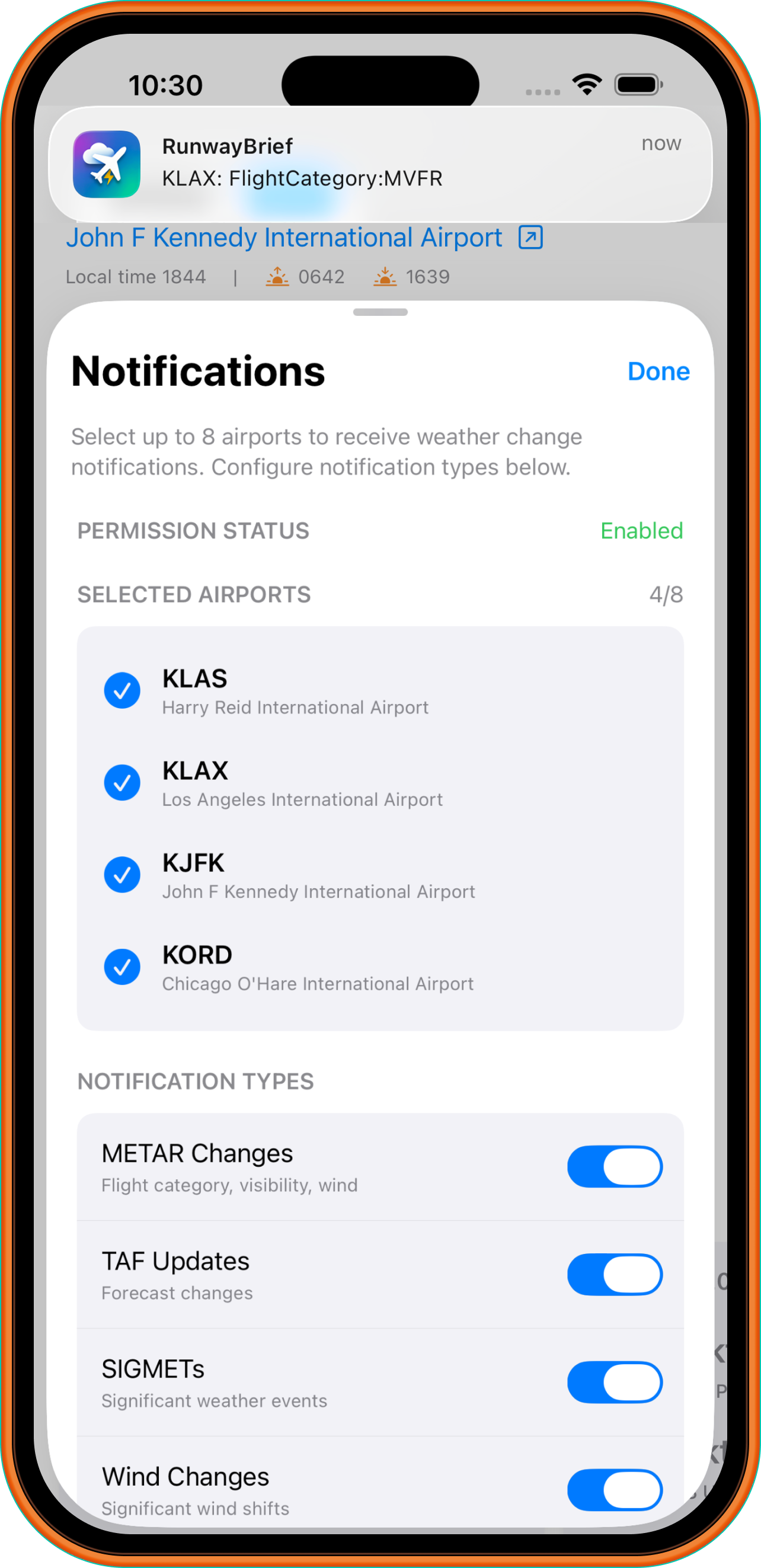 RunwayBrief Screenshot
