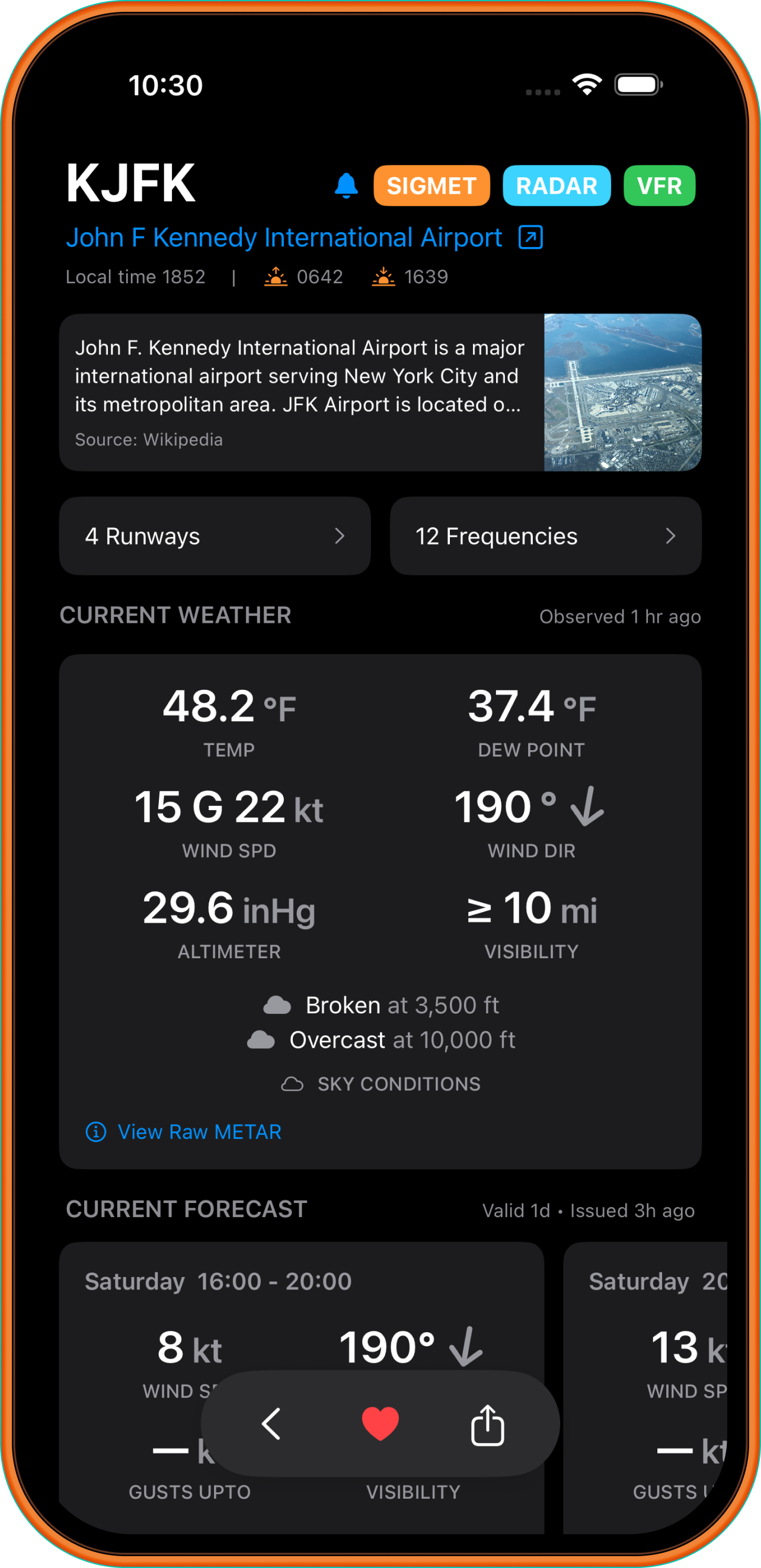 RunwayBrief Screenshot